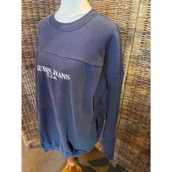 VTG! Authentic Guess Jeans Super Sportswear Sweatshirt L - Picture 5 of 10